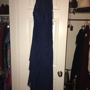 Long Navy formal dress. Size 8